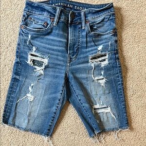 American Eagle Men’s Distressed Denim Shorts